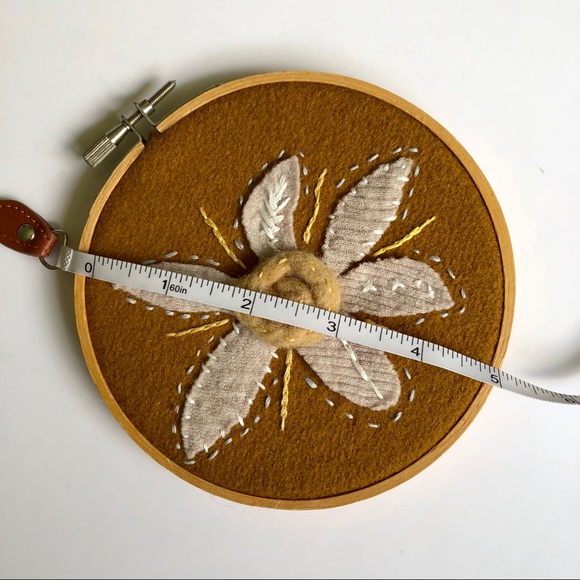 Handmade | Felted Wool Hoop Art - Picture 5 of 6